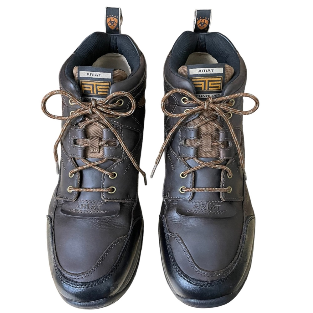 Men’s Ariat Terrain Waterproof Hiking Boot w/Box & Tags + Saddle Soap/Sponge - Picture 8 of 16